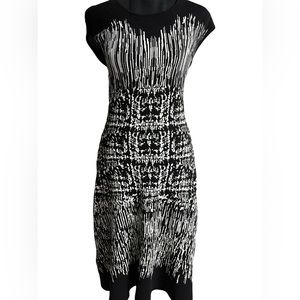 BCBGMaxazaria - Black and White knit dress